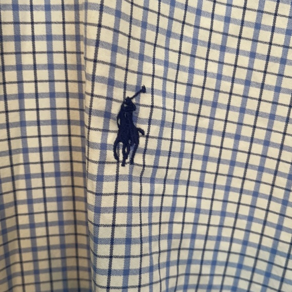 Polo Ralph Lauren men’s Performance XL/TG. Blue Checkered - Picture 4 of 7
